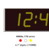 4000x.170 Large LED digital wall clocks with 170mm - (6.7") digits