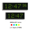 4000x.05 LED wall clocks with 50mm (2") digits